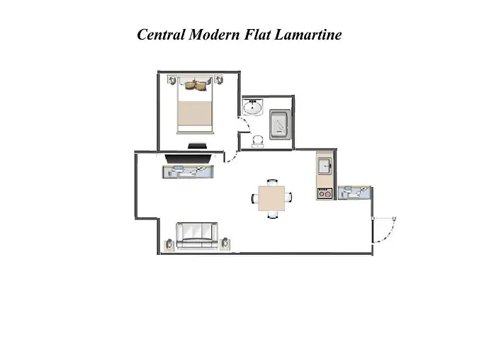 Appartement Modern Flat Lamartine